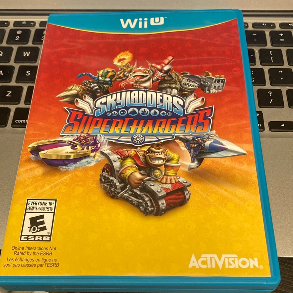 Nintendo Wii U Skylanders Game Blue Case